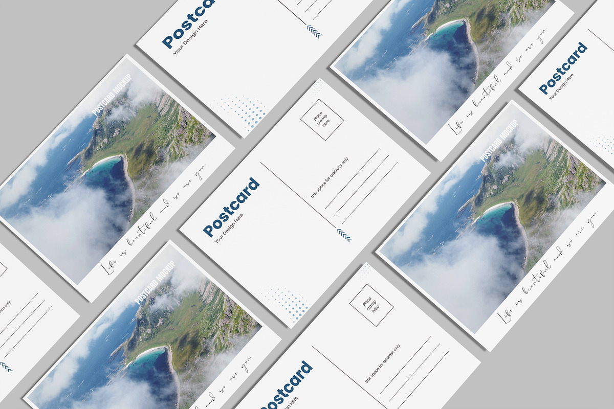 Simple Postcard Mockup, an Advertising Mockup by lamorastudio (Photo 11 of 11)