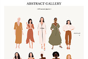 ABSTRACT GALLERY modern women prints, a Person Illustration by Lana Elanor (Thumbnail 2 of 8)