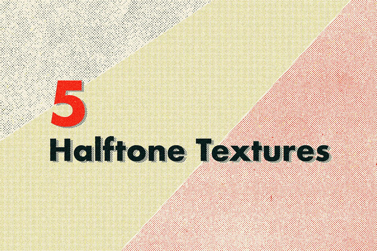 5 Grunge Halftone Textures, a Texture Graphic by Oban Jones (Photo 1 of 6)