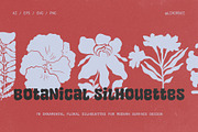 70 Vintage Bold Silhouette Flowers, an Object Illustration by likorbut (Thumbnail 1 of 10)