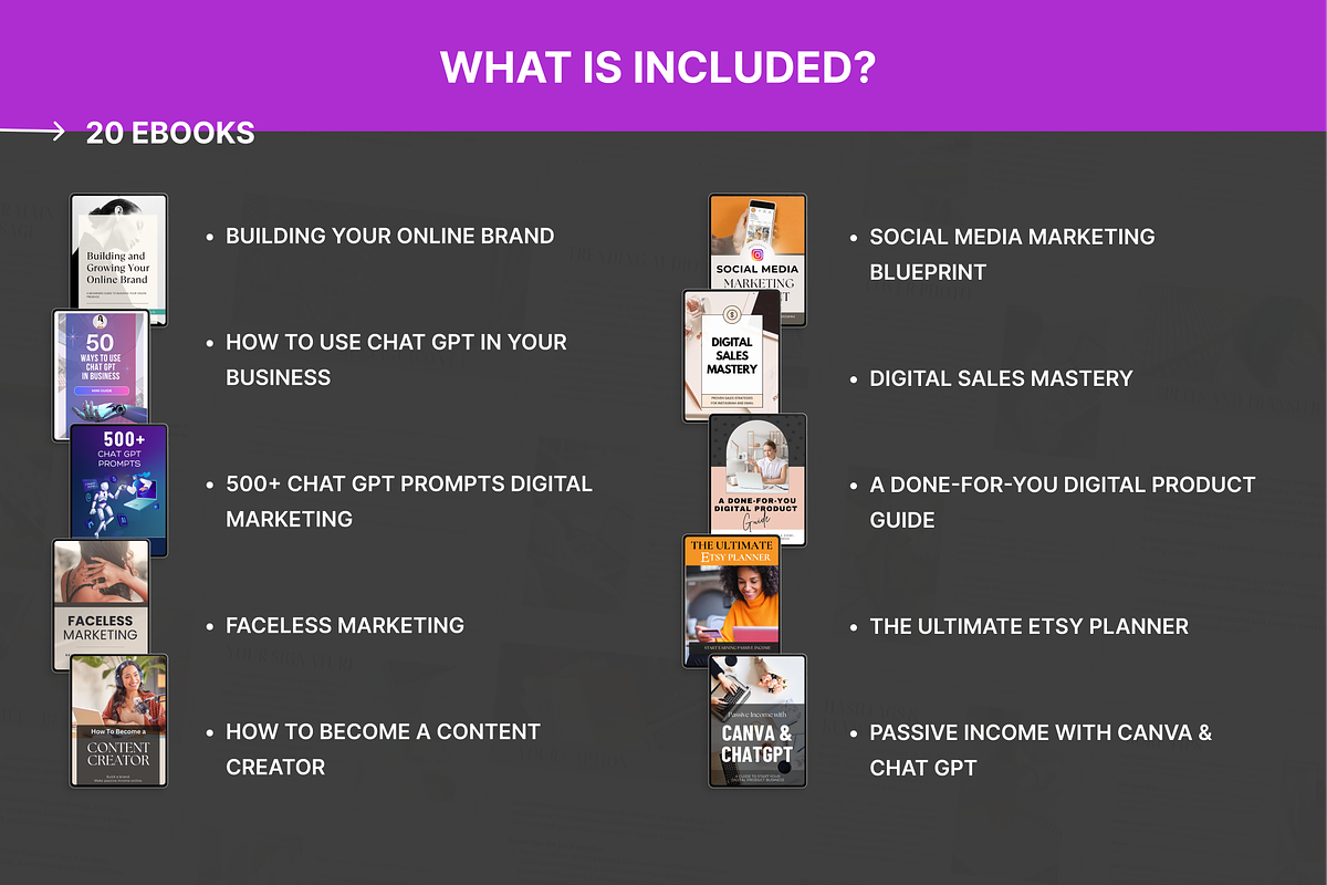 20 PLR Business eBook Bundle, a Templates & Theme by Makii Templates (Photo 2 of 5)