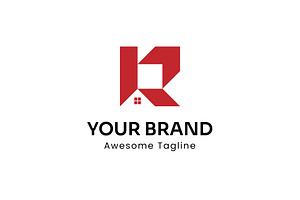 LETTER R GEOMETRI CONSTRUCTION LOGO, a Templates & Theme by Dorst Branding