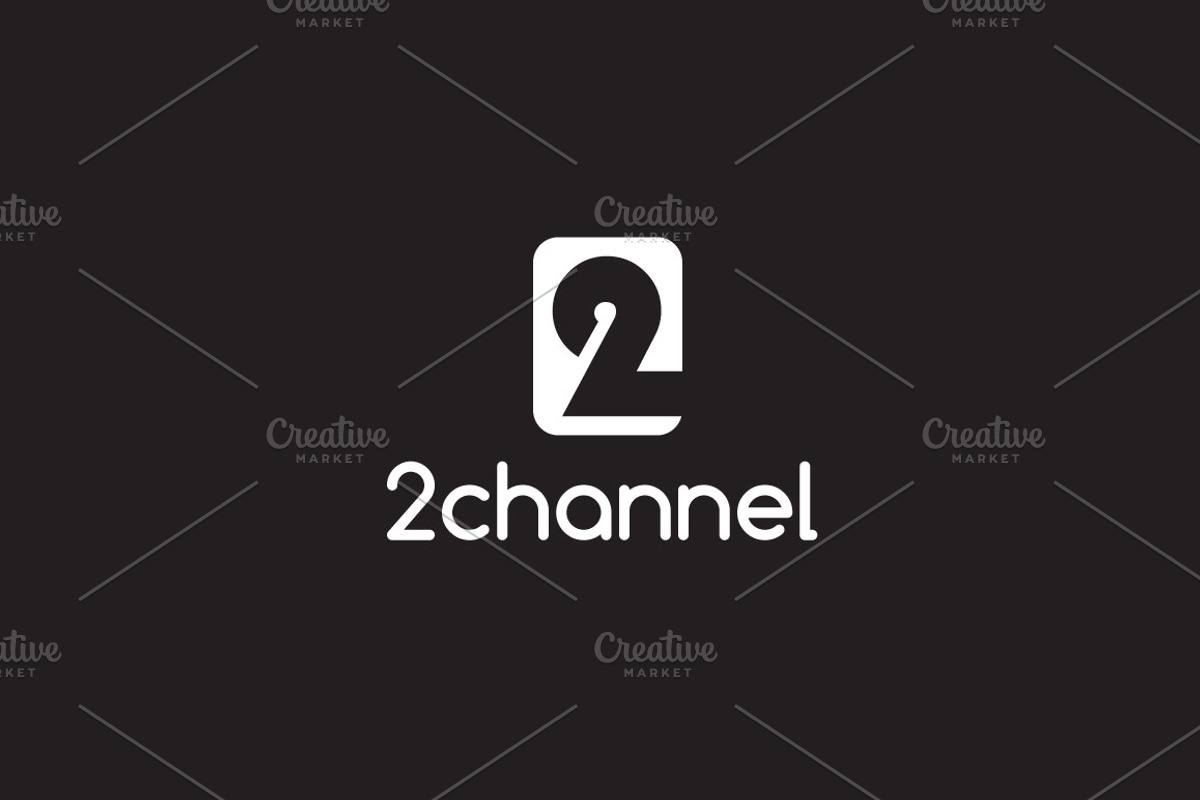 2 Channel News - Number Two Logo, a Branding & Logo Template by Sahade Studio (Photo 4 of 4)