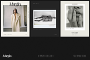 MARGIN 24 Editorial Canva Templates, a Social Media Template by The Muza (Thumbnail 1 of 7)