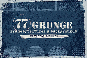 Grunge Textures, Backgrounds, Frames