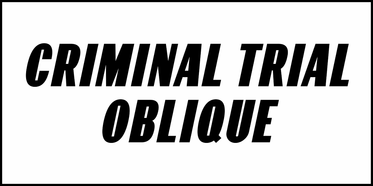 Criminal Trial JNL, a Sans Serif Font by Jeff Levine Fonts (Photo 4 of 5)
