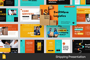 Shipping Logistics GSlides, PPoint, a Presentation Template by Fit-tee (Thumbnail 1 of 2)