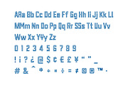 Assembly Inline - Display Font, a Sans Serif Font by Tim Hankins Design (Thumbnail 2 of 7)
