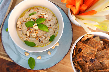 Homemade country style humus, a Food & Drink Photo by nn_design