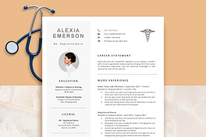 RN Resume Template Nurse, a Resume Template by VictoriousVita