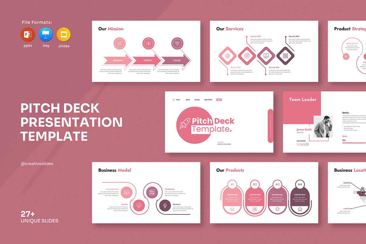 Pitch Deck PowerPoint Template