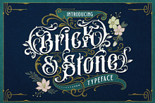 Brick Stone Victorian Typeface
