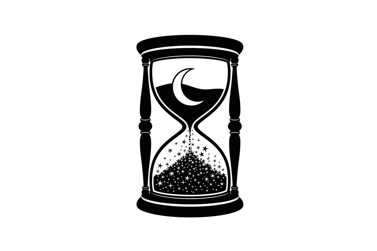 Moon Hourglass Design Bundle, an Illustration by jahid234 (Photo 7 of 31)