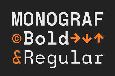 Monograf, a Sans Serif Font by Dopestype
