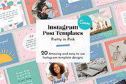 Pretty in Pink Template, a Social Media Template by thetrendytemplate (Thumbnail 1 of 5)