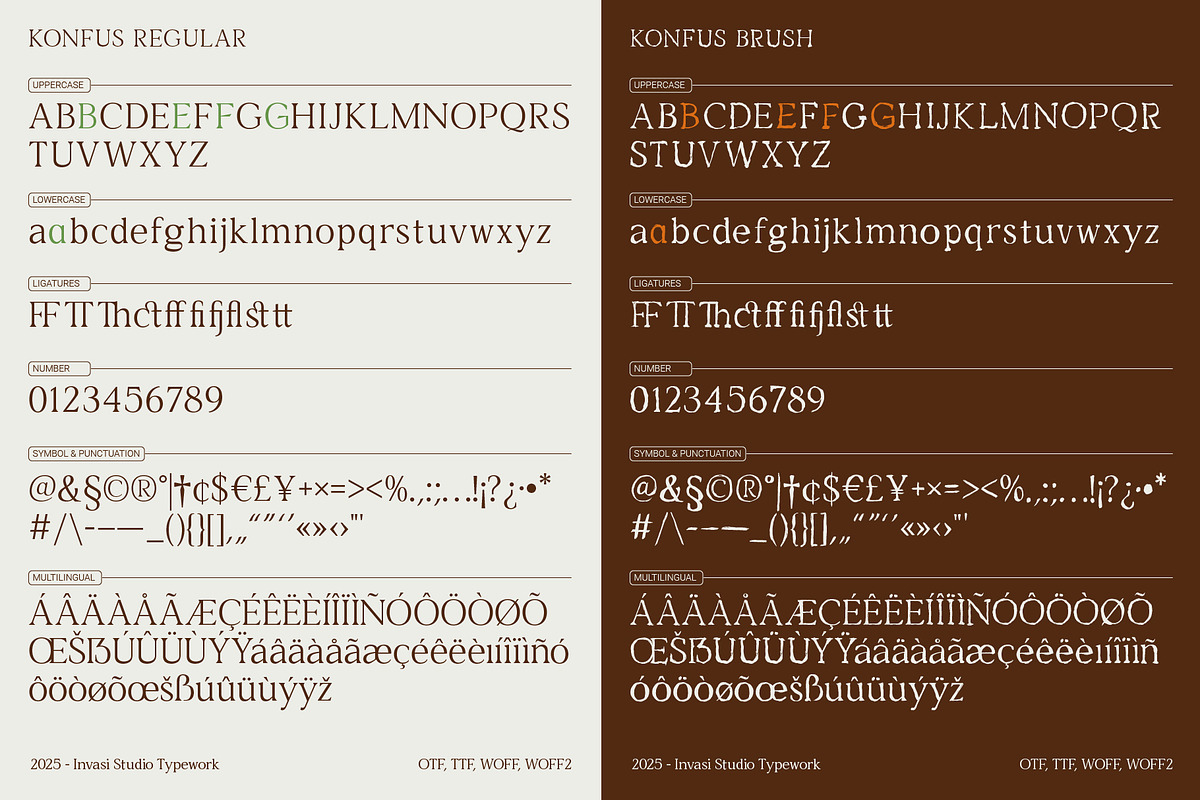 Konfus – Organic Modern Serif Duo, a Serif Font by Invasi Studio (Photo 15 of 15)