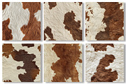 Cowhide Textures Digital Paper, a Texture Graphic by Dream Creation (Thumbnail 2 of 7)