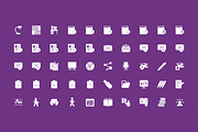 200 Education Vector Icons, a Solid Icon by Creative Stall (Thumbnail 4 of 4)