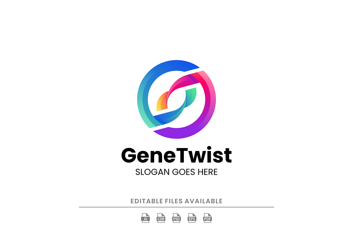 Modern Gradient Ambigram Logo Design, a Branding & Logo Template by Artnivora.Std