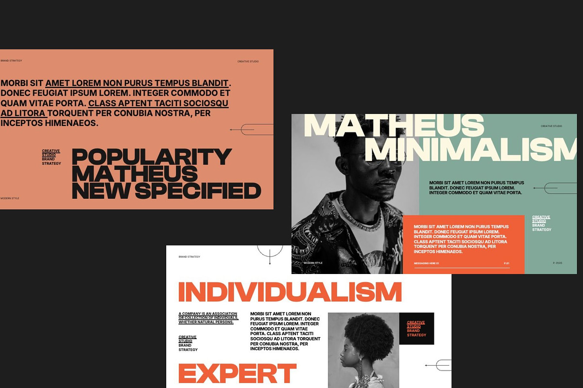 Matheus - Brand Strategy Template, a Design Template by Creatorism (Photo 3 of 9)