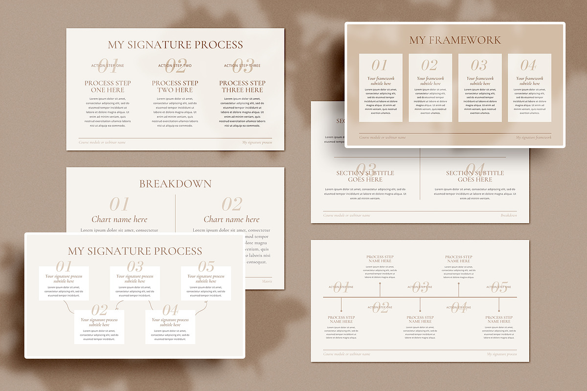 4 in 1 Course Creator Bundle CANVA, a Presentation Template by Studio Loire (Photo 20 of 73)