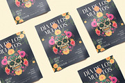 Día de los Muertos Flourish Ornament, a Seasonal Illustration by Invisual Studio (Thumbnail 6 of 8)