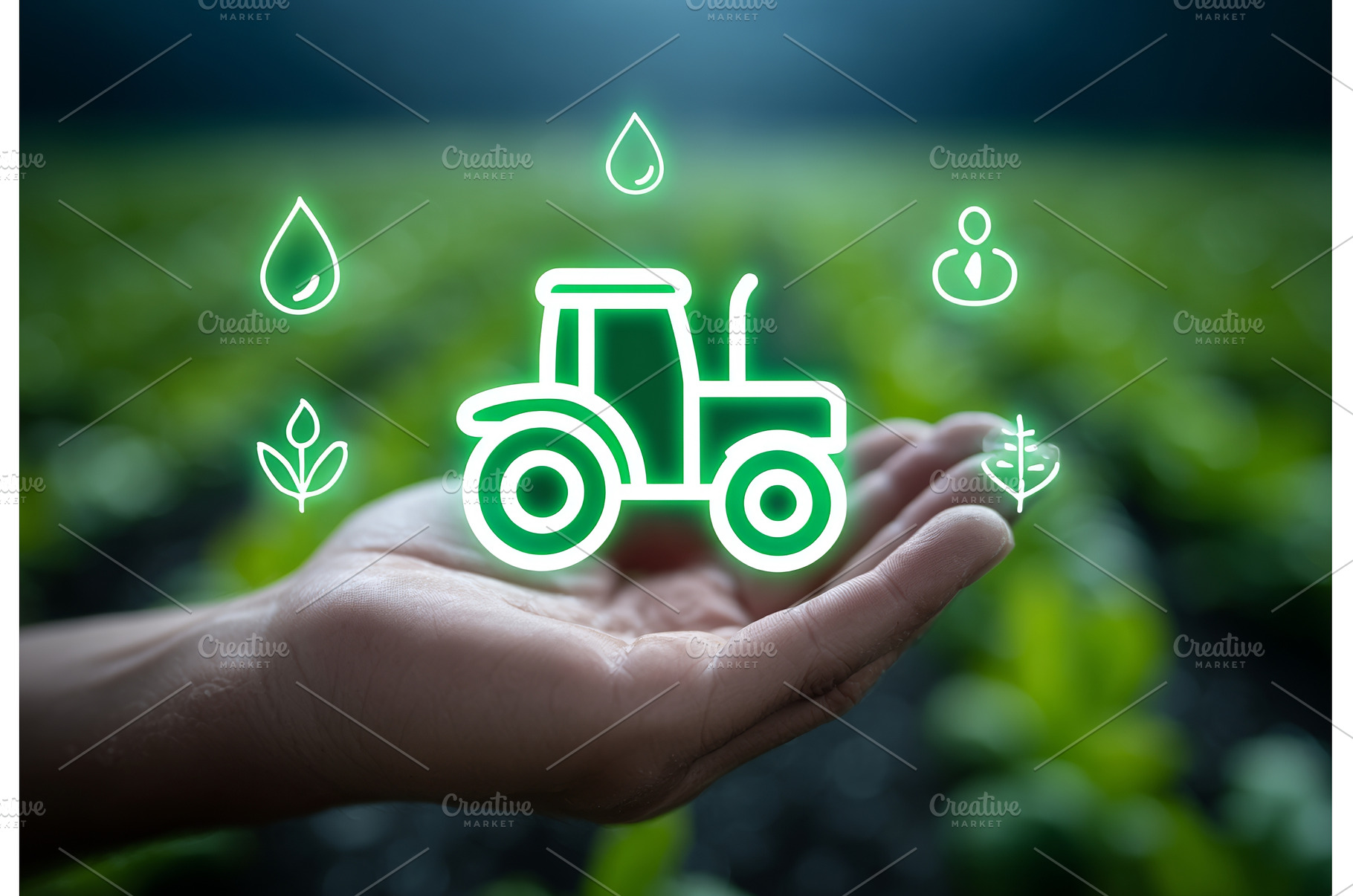 Smart agriculture and modern, a Nature Photo by ZinetroN