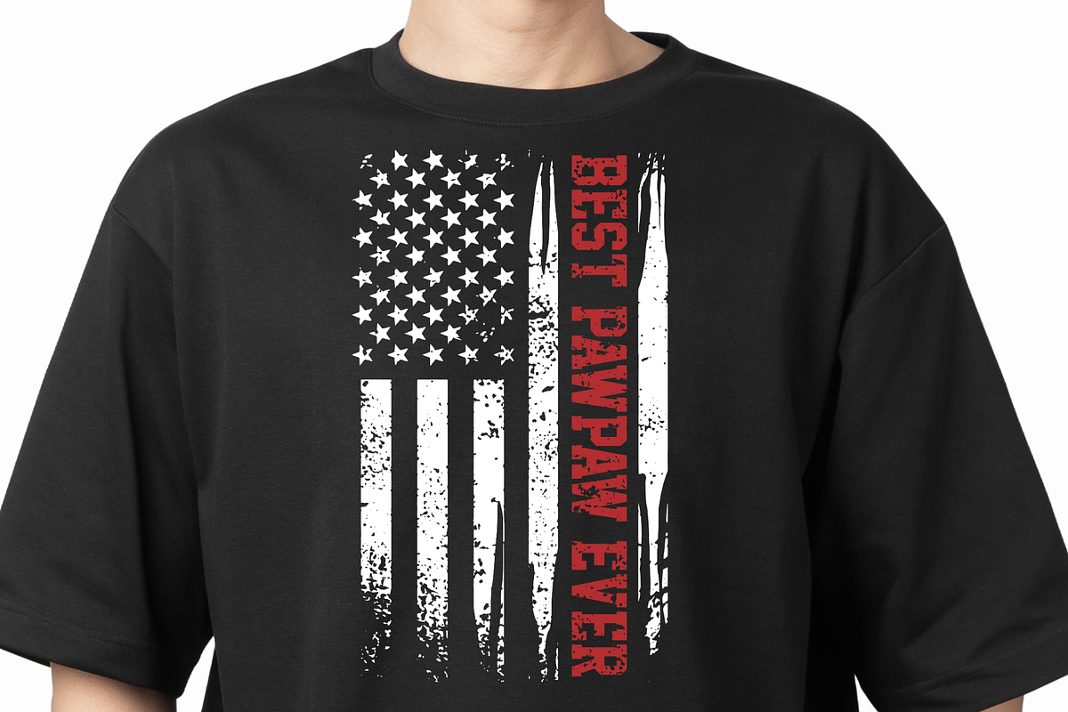 Best Dad Ever American Flag Shirt, a Graphic by Vector Portal (Photo 2 of 10)