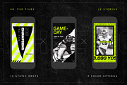 ATHLETICO 2- BALLER INSTAGRAM KIT, a Social Media Template by GOAT Design Co. (Thumbnail 4 of 13)