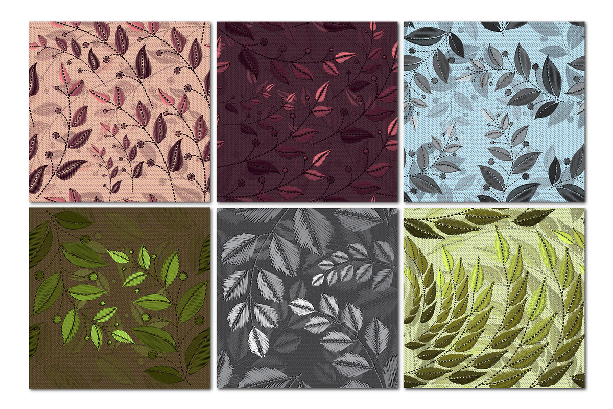 Botanical seamless patterns, a Pattern Graphic by BAGIRA | Studio (Photo 8 of 8)