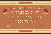 Summer Top Display Typeface, a Serif Font by infernostudio3 (Thumbnail 8 of 11)