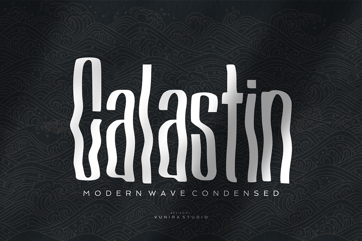 Calastin - Modern Condensed, a Serif Font by VUNIRA (Photo 1 of 6)