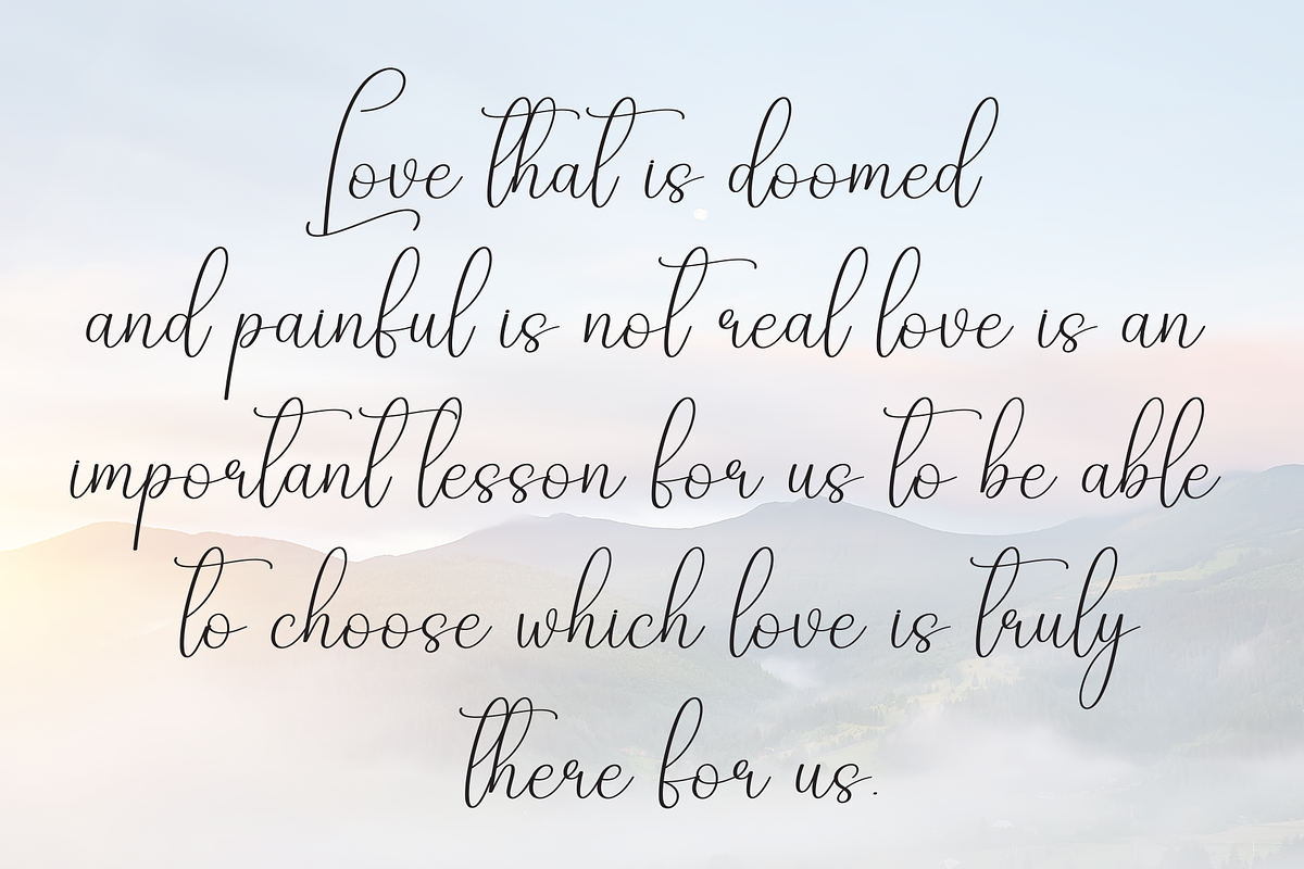 Fallen Angel | Script Font, a Handwritten Font by Scratchones (Photo 6 of 9)