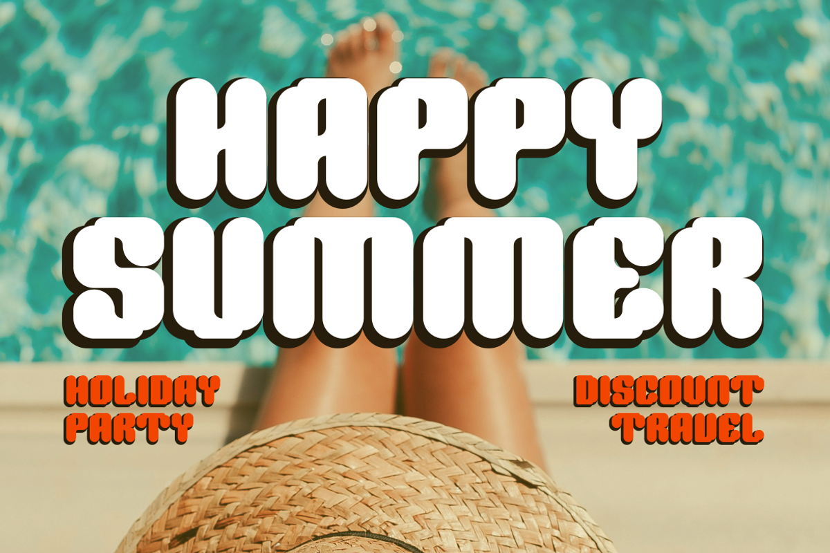 PAPA LEMONE - Playful Font, a Sans Serif Font by Viswal Studio (Photo 4 of 8)