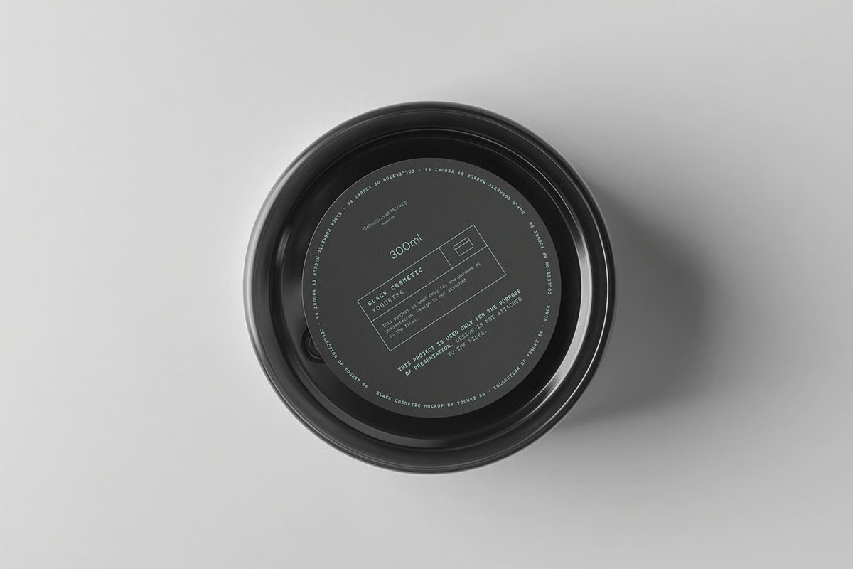 Cosmetic Jar Mockup, a Packaging Mockup by DesignRushMarket (Photo 2 of 2)