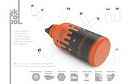 Reusable Water Bottle MockUp, a Cups & Container Mockup by akropol (Thumbnail 6 of 8)