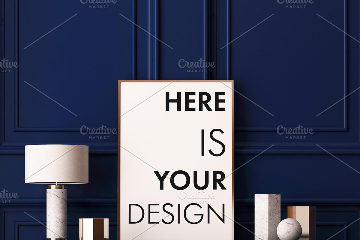 15 mockup of posters in the interior, a Print Template by FilL239 (Photo 5 of 16)