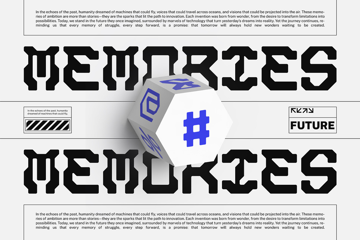 Inveron - Futuristic Font, a Sans Serif Font by Hakara Type (Photo 8 of 10)