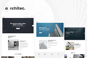 Architecture PSD Template, a Templates & Theme by fusionlab (Thumbnail 1 of 7)