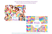 Pride Clipart Bundle | LGBTQ, a Seasonal Illustration by GlamArtZhanna (Thumbnail 2 of 6)