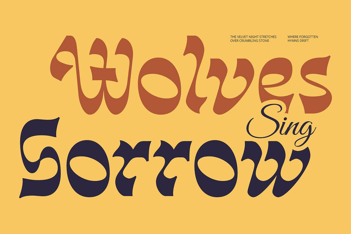 CS Manfred – Reverse Contrast Font, a Serif Font by Craft Supply Co. (Photo 4 of 8)