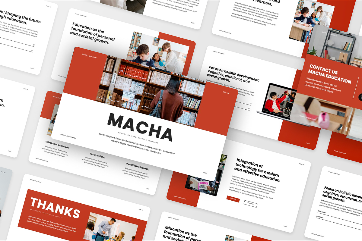 Macha Education Keynote Presentation, a Presentation Template by SquidPixey (Photo 5 of 6)