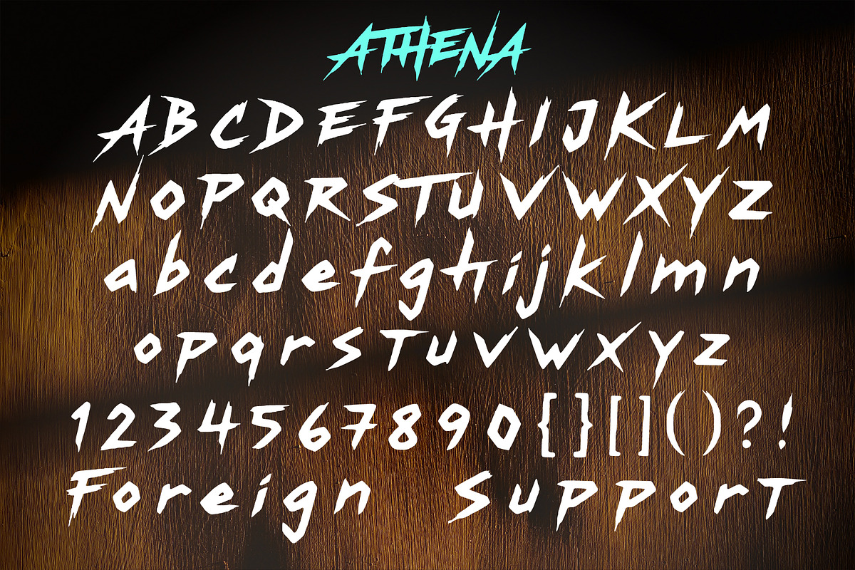 Athena - Display Font Type, a Symbol Font by NuType (Photo 10 of 10)