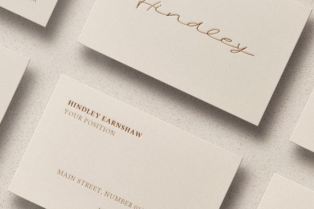 Business Card Mockup Template Logo, a Business Card Template by PrintPixel (Photo 6 of 8)