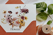 Deep burgundy - autumn watercolor, a Decorative Illustration by Youksy (Thumbnail 2 of 12)