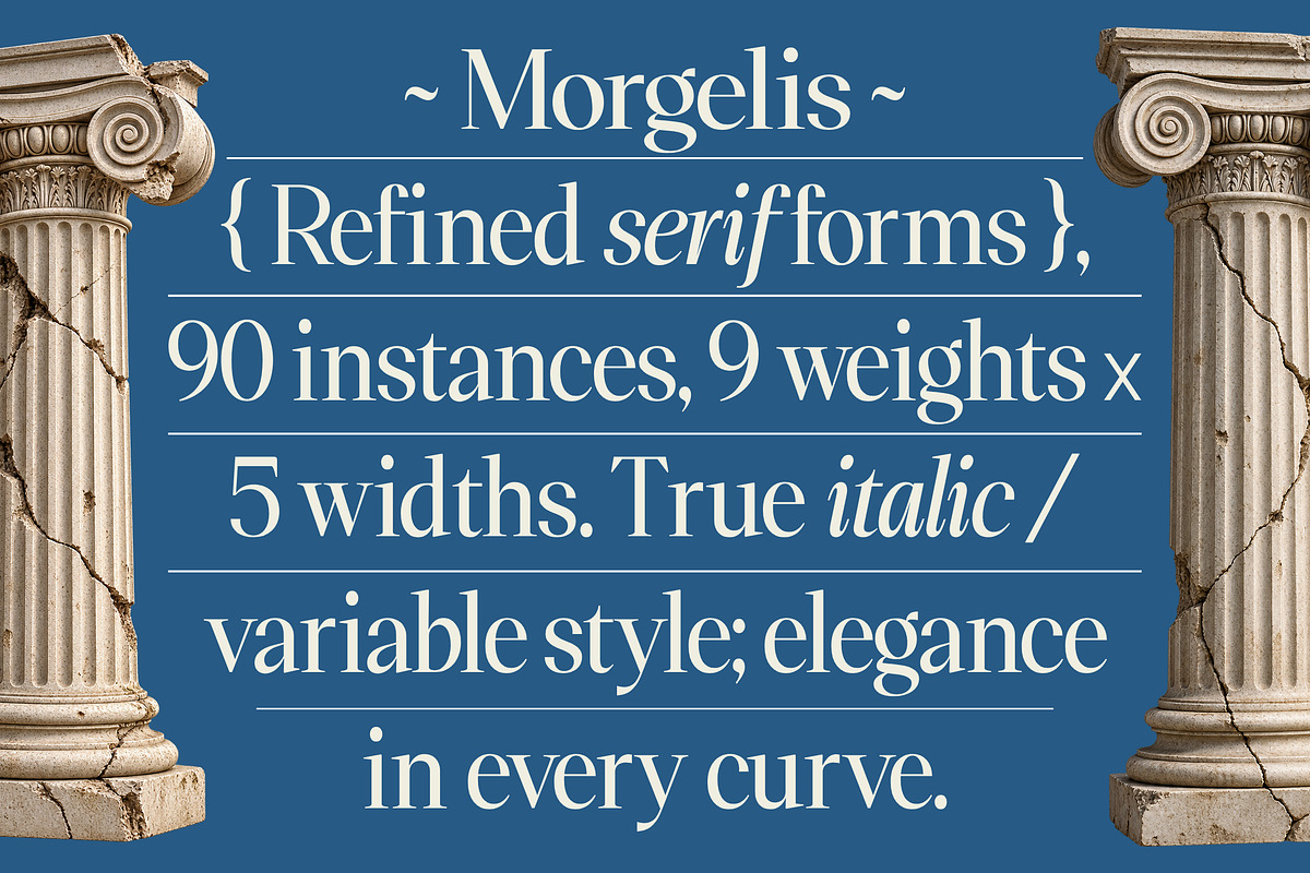 Morgelis, a Serif Font by Gatype (Photo 14 of 15)