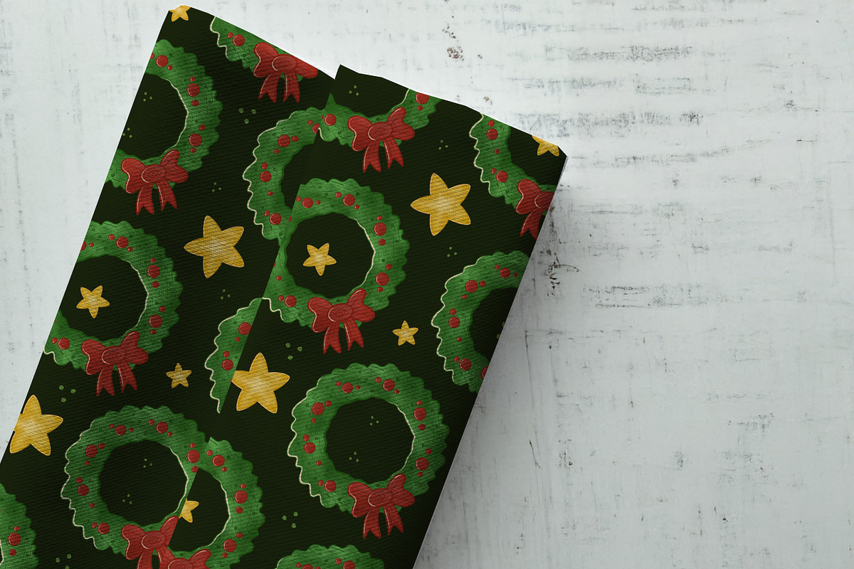 Xmas Ornaments Seamless Pattern, a Pattern Graphic by Kreeya Art Shop (Photo 4 of 8)