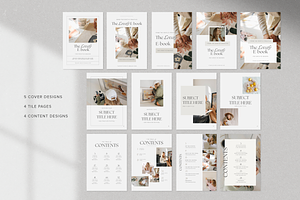 Editable Ebook Template For Canva