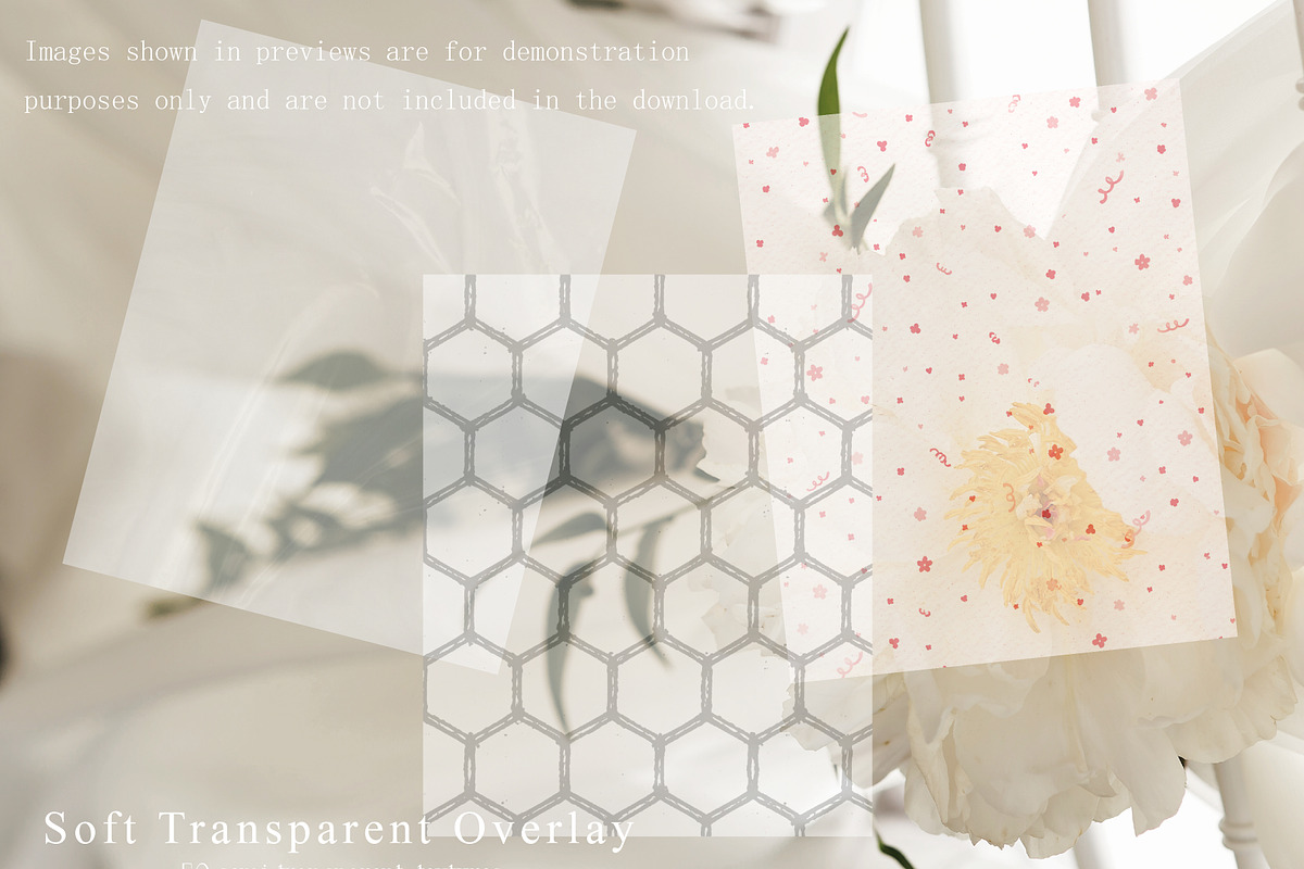 Soft Transparent Overlay TexturesPNG, a Texture Graphic by DreamoraArt (Photo 4 of 8)