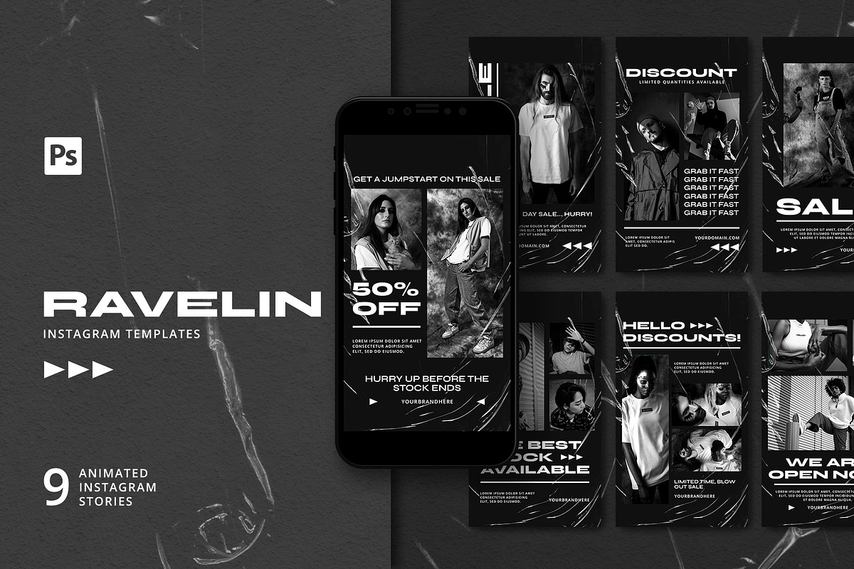 Ravelin - Instagram Templates, a Social Media Template by Rakyu (Photo 1 of 7)